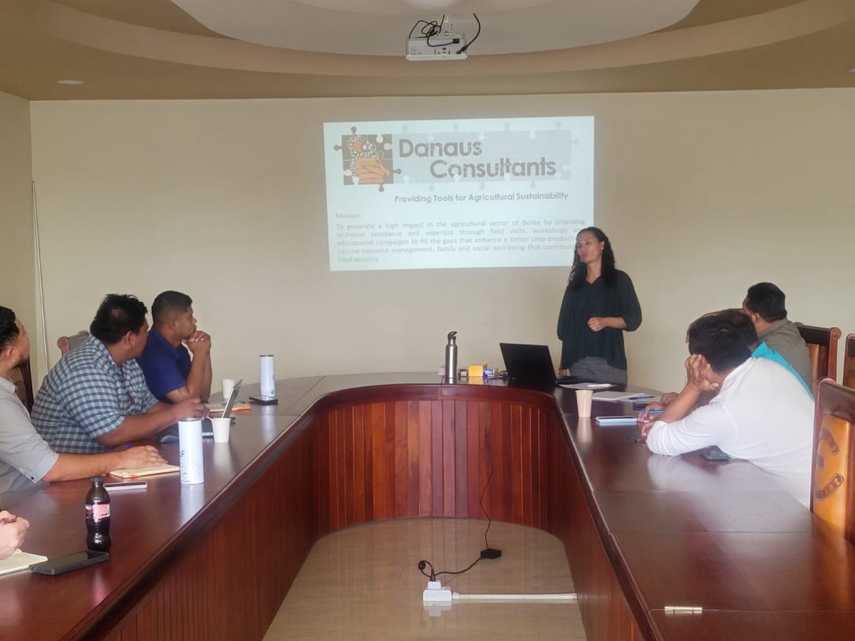 Agricultural technician training on sustainable soil management